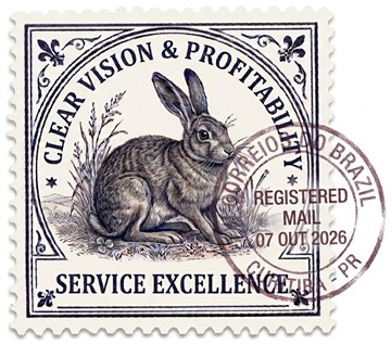 Postage stamp: service excellence, clear vision and profitability